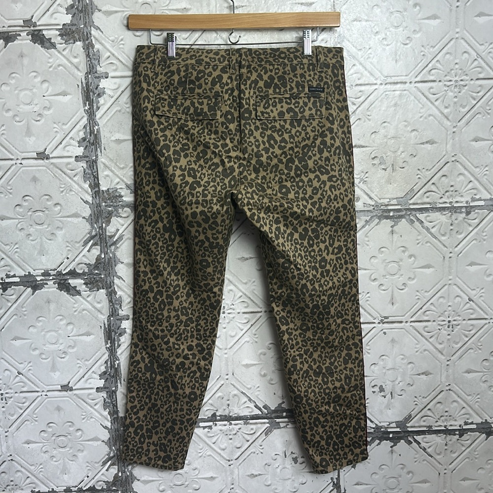 Sanctuary Leopard Print Pants with Red Accent - Picture 4 of 6